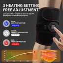 Heated Knee Brace Wrap 3 Adjustable Temperature Thermal Therapy Heated knee pad with USB Adapter Heating Pad for Arthritis Pain Relief (No Battery)
