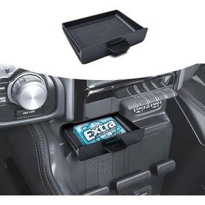 RUNROAD Center Console Organizer Tray Compatible with 2019-2024 2025 2026 Dodge Ram 1500 2500 3500 Accessories, Armrest Drawer Tray Console For Ram 1500 2500 3500 Hidden Drawer, Cubby Models Only