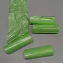 Small Trash Bags 4-6 Gallon, Inwaysin 200 Count Biodegradable Trash Bags 4 Gallon, Extra Strong Small Garbage Bags Unscented, Size Expanded, Green, for Bathroom Bedroom Office Kitchen Trash Can