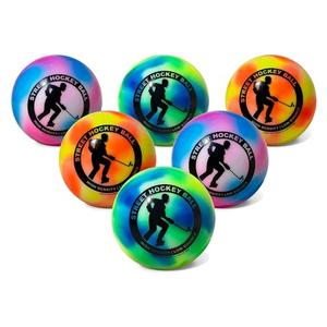 Botabee Street Hockey Balls - 6 Pack of High Density Balls for Consistent Play - Ideal for Outdoor Street or Roller Hockey - Official Size 2.6" Diameter