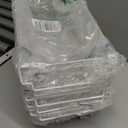 Goovilla Freezer Organizer Bins with Foldable Handle, 8 Pack Stackable Freezer Baskets for 3.5-7 Cu.FT Deep Chest Freezer Organization, White Metal Freezer Storage Bins with Better Space Utilization