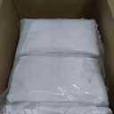 8 Pack White Round Tablecloth 120 Inch Round Table Cloth, Wrinkle Resistant and Washable Tablecloth Polyester Fabric Table Cloth Round Cover for Dining Wedding Banquet Party