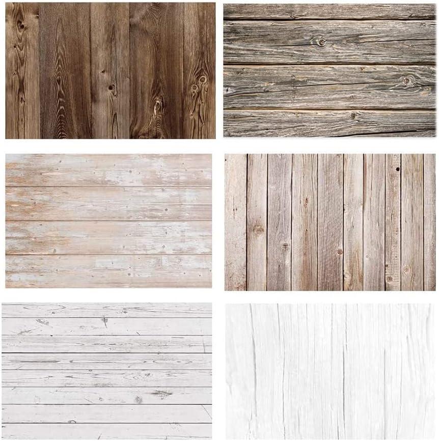 Food Photography Background Set 3pcs 34x21inches/54x84cm Flat Lay Photoshoot Backdrop Double Sided for Photo Studio Product Jewelry Tabletop Blogger Pictures Props, 6 Patterns