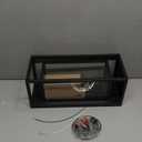 Outdoor Wall Light Fixtures, Waterproof Black Exterior Sconce Porch Lights with Glass Shade, Modern Outdoor Light Fixtures Wall Mount for Garage, Front Door, Patio, Entryway, 1-Pack