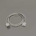 TechMatte Charging Adapter Electronic Cable Compatible with Apple Pencil 1st Generation, Male to Female Flexible Connector, Laptop (White-3 Feet)