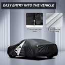 Migaven 6 Layers Car Cover Custom Fit for Ford Mustang 1994-2025, for Chevy Camaro 2010-2025, Waterproof Full Exterior Cover Rain Sun Protection with Door Zipper & Inner Cotton