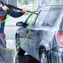 PWACCS Pressure Washer Hose and Gun, 50 FT Power Washer Hose with Extension Wand Kit, 5 Nozzle Tips, M22-14 Fitting, Compatible with Ryobi, Green Works & Karcher
