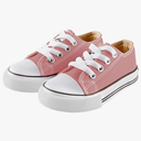 Mvlsoct Boys and Girl Low Top Canvas Kids Lace up Sneakers, EU Size 23