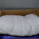 Nuzzle Cooling Adjustable Pillow for Side Sleepers, Luxury Standard Size Set of 2 Bed Pillow Hotel Collection - Best Adjust Height Soft Firm Pillow for Back, Stomach or Side Sleepers - Home Gifts (White)