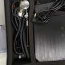 Airbrush Kit with Compressor - High-Pressure Portable Air Brush with 0.2/0.3/0.5mm Nozzle, Non-Clogging Spray Gun with Cleaning Brush for Painting Model Barber Cake (Black)