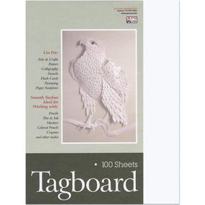 Pacon Tagboard, White, 9" x 12" | Great for arts, crafts, displays, presentations and classroom projects