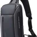 BANGE Men's Crossbody Backpack - Waterproof Shoulder Bag for Travel, Hiking & Daily Commute