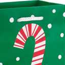 Hallmark Image Arts Assorted Holiday Gift Bag Bundle (16 Bags: 6 Small 5", 6 Medium 8", 2 Large 11", 2 XL 14") Red and Green, Santa, Stripes, Polka Dots, Snowmen, Snowflakes
