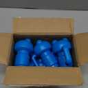 1.26" Diameter Trampoline Enclosure Pole Cap for Net Hook, 6 Pieces, Blue, Only Fit in 32mm(1.26in) Diameter Trampoline Pole