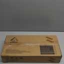 QEEIG Bathroom Floating Shelves for Wall - 15.7" Wall Mounted Shelf Over Toilet Farmhouse Home Decor Display Bookshelf Small 15.7 x 6.7 inch Set of 2, Rustic Brown (008-40BN)