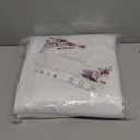 10x10ft Wrinkle Free White Backdrop Curtain for Parties Soft Fabric Drapes Wedding White Curtain Backdrop for Birthday Party Decorations Background for Photography 5x10ft, 2 Panels