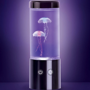 Merkury Innovations Jellyfish Night Light Lamp Motion & Multicolor Leds