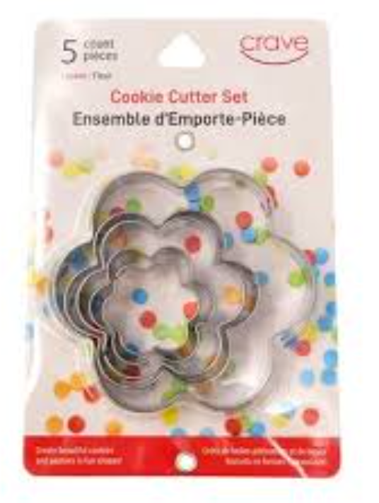 Crave Flower Cookie Cutter Set Stainless Steel
