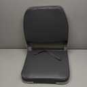 Low Back Boat Seats Fold-Down Fishing Boat Seat, 1 Pack, Dark Gray