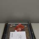 VASAGLE Side Table, 2-Tier Nightstand, End Table with Mesh Shelf, Steel Frame, Adjustable Feet, for Living Room, Bedroom, Industrial Style, Rustic Brown and Black ULET41X, 17.7 x 17.7 x 21.6 Inch