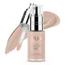 PUR Beauty 4-in-1 Love Your Selfie Foundation & Concealer - Longwear Full Coverage Liquid Makeup Foundation with Hydrating Blend for Refined-Looking, Natural Beauty Glow, Skin Texture & Tone (MP3/Blush Medium)