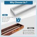 Single Towel Bar Towel Holder Bathroom Hardware Accessories,Stainless Steel Wall-Mounted Towel Rack Towel Rail,24 Inches Brushed Nickel