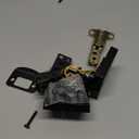 Kwikset Downtown Deadbolt Lock, Matte Black Square Exterior Keyed Front Entry Door, Pick Resistant SmartKey Rekey Security, Single Cylinder Dead Bolt, with Microban Protection (0.5" x 2.63" x 2.63")