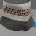 SHSH trade group Ukrainian Wool Sauna Hat Embroidered Ornament Vyshyvanka Ukraine Banya Bucket Sauna Hat for Women and Men Finnish Banya Cap