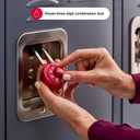 Master Lock 1530T Locker Lock Combination Padlock, 2 Count (Pack of 1), Red