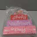 Valentines Day Decor Wooden Sign with LED Lights, Happy Valentines Day Light Up Wood Sign for Table Mantle, Valentines Gifts Battery Operated Valentine Decorations Farmhouse Home Tiered Tray Decor