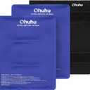 Ice Packs for Injuries 14" X 11": Ohuhu 2 Pack Hot Cold Gel Ice Pack X-Large Reusable Ice Packs with Wrap Flexible Pain Relief for Shoulder Legs Knee Back Hip Aches Injury Muscle Pain-Blue