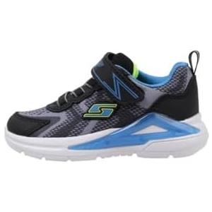 Skechers Boy's Tri-Namics Sneaker, Black/ Yellow/ Blue, (5 Big Kid)