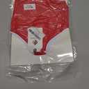 LASLULU Sexy Sports Bras for Women V Neck Sleeveless Padded Bra Workout Yoga Crop Top (Red, XL)