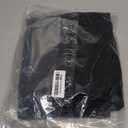 Sidefeel Women's Jeans High Waisted Straight Leg Stretchy Jeans Trendy Loose Wide Leg Zimbaplatinum Denim Pants with Pockets (12, Black)