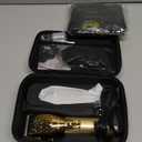 FADEKING Professional Hair Clippers & Beard Trimmer Set for Men  Cordless Barber Clippers with LCD Display, Precision Trimmer & Travel Case  Gifts for Men Husband Father (Gold + Bronze)