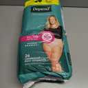 Depend Fresh Protection Adult Diapers, Incontinence & Postpartum Bladder Leak Underwear for Women, Disposable, Maximum, Extra-Large, Blush, 26 Count, Packaging May Vary