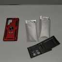 Androgate for Samsung S22 Ultra Case, Galaxy S22 Ultra Case with HD Screen Protectors, Military-Grade Metal Ring Holder Kickstand 15ft Drop Tested Shockproof Cover Case for Galaxy S22 Ultra Red