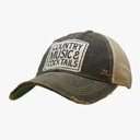 VINTAGE LIFE Women's Distressed Funny Sayings Trucker Baseball Hats