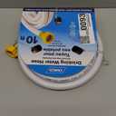 Camco Taste PURE 10-Ft Water Hose - RV Drinking Water Hose Contains No Lead, No BPA & No Phthalate - Features Diamond-Hatch Reinforced PVC Design - 1/2” Inside Diameter, Made in the USA (22743)