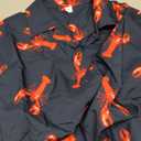 Fisyme Hawaiian Shirt for Men Loose-Fit Short Sleeve Button Down Beach Casual Shirts M