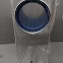 Windowless Air Conditioner, 27" Bladeless Evaporative Air Cooler with 4 Modes & 3 Speeds, Double Tanks, 4 Ice Packs, 25FT Remote,7H Timer, Portable Swamp Cooler Air Conditioner No Window Needed (10.24" x 9.84" x 26.38", White)