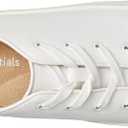 Amazon Essentials Womens Comfortable Lace Up Sneakers (10.5, White)