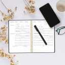 Weekly Appointment Planner with Hourly Schedule,Priorities & Habit Tracker Organizer,7.5"10" for Office,School,Family