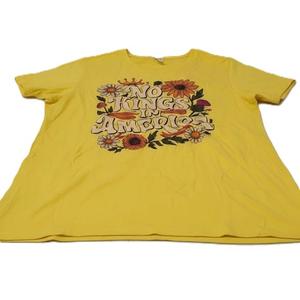 No King In America T-Shirt Yellow L