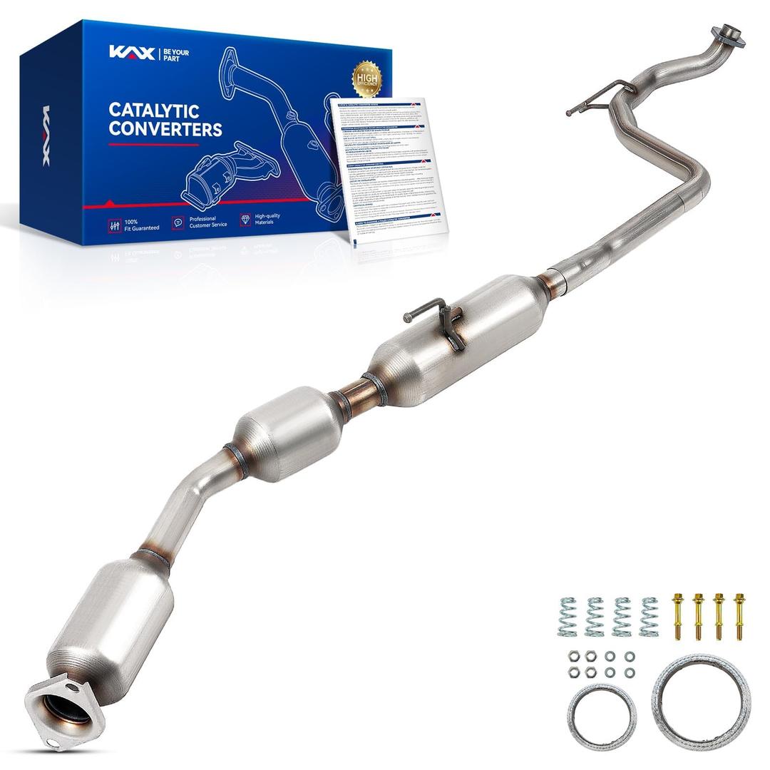 KAX Catalytic Converter Kit Compatible with Toyota 2007-2010 Yaris 1.5L Direct-Fit Catalytic Converter for 52581, 21285, 47836, 93213, 1741021680, 49470 (EPA Compliant)