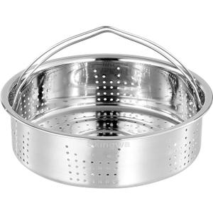 Steamer Basket for Instant Pot Pressure Cookers Pots Accessories Steamer Basket with Egg Steamer Rack Steamer Divider (Steamer Basket)