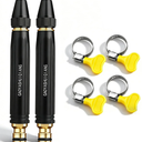 2PC 2026 High Pressure Car Wash Nozzle, Adjustable Jet Spray Nozzle for Garden Hose, Clamps for Car Washing, Patio Cleaning, Watering Plants