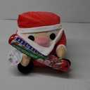 Snackles Christmas Santa Claus & Mentos 14 Inch Plush by ZURU, Ultra Soft Plush, Collectible Plush with Real Licensed Brands, Stuffed Animal, Giftable, Holiday