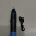 BUV Nose Hair Trimmer with LED Display- 2025 Professional Painless Ear Hair Trimmers for Men and Women, USB Rechargeable Nose Hair Trimmer Clipper, Black