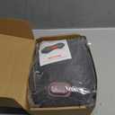 3 in 1 Upadate Rechargeable Electric Lumbar Support Pillow with Adjustable Height for Bed and Chair,Back Massager with Heat,Back Massager for Pain Relief Deep Tissue,Waist Wedge Bolster (Black)